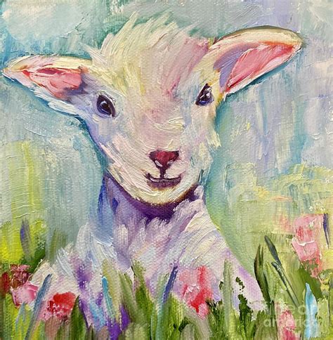 Lamb Of God Painting By Janice Jurkovic Pixels