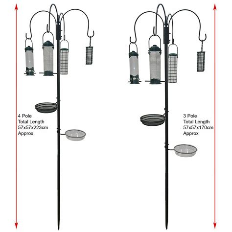 Feeding Station Wild Garden Bird Feeder Nuts Water Bath Stabiliser