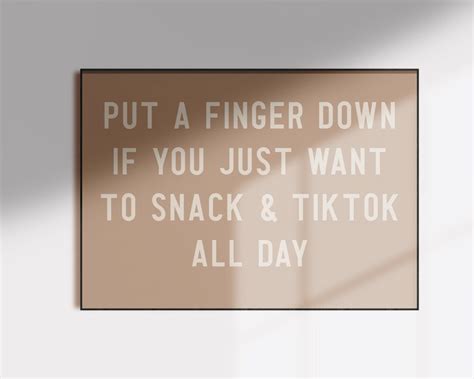 Tik Tok Wall Art Dorm Art Dorm Wall Art Teen Bedroom Etsy