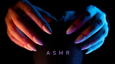 ASMR Mic Scratching Foam Cover With Nails For Relaxation No Talking