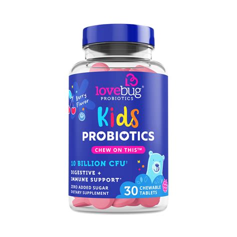 LoveBug Probiotics Chewable Kids Probiotic | Thrive Market