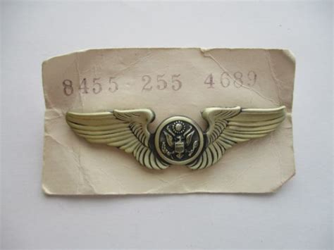 Yahooオークション 70s アメリカ空軍『aircrew Wings』ピンバッジb