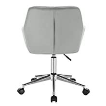 Woltu Tabouret De Bureau En Velours Tabouret De Travail Roulettes