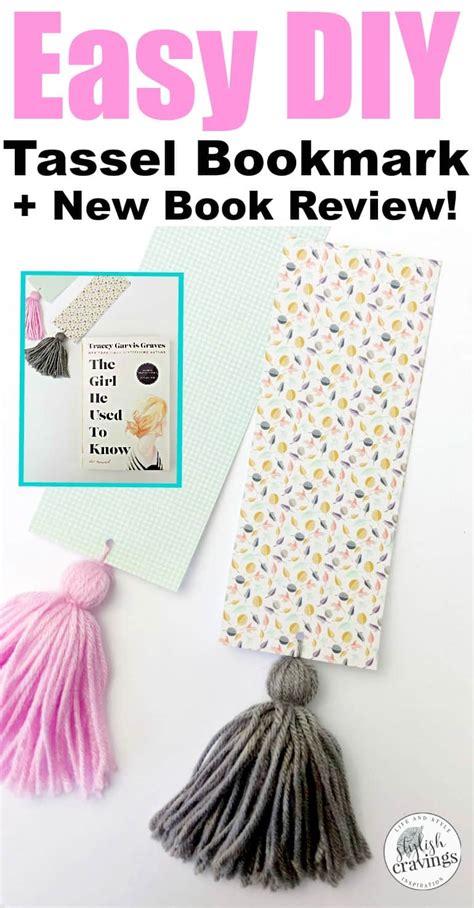 Easy DIY Tassel Bookmark New Book Review Stylish Cravings