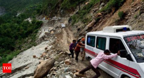 Landslides Rain Hit Rescue Operations In Uttarakhand India News Times Of India