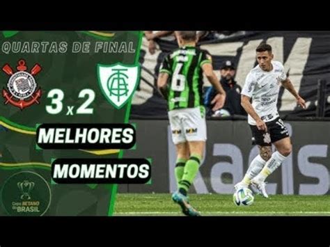 CÁSSI0 SALVA O CORINTHIANS MELHORES MOMENTOS CORINTHIANS X AMÉRICA MG