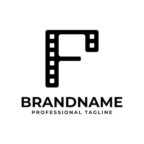 Premium Vector Letter F Film Logo Perfect For Movie Or Cinema