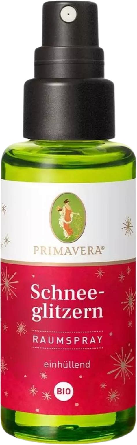 Primavera Schneeglitzern Raumspray Bio Ml Ecco Verde Onlineshop