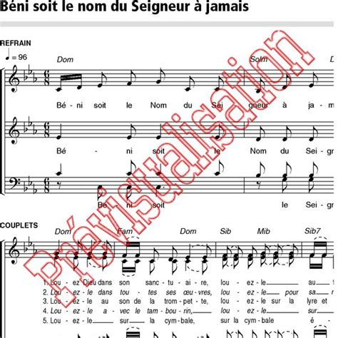 B Ni Soit Le Nom Du Seigneur Jamais Emmanuel Music R F P