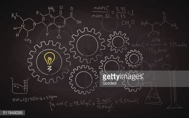 Vector Illustration Science Background Vector Image Royalty Free