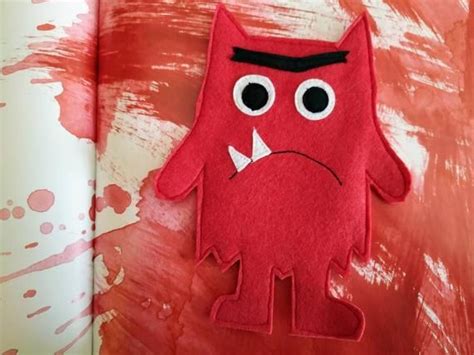 The Colour Monster 7 monsters set Puppet Edition Etsy España