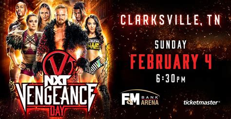 Cartelera Actualizada WWE NXT Vengeance Day 2024