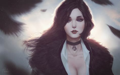 HD Wallpaper Dark Hair The Witcher Yennefer Of Vengerberg