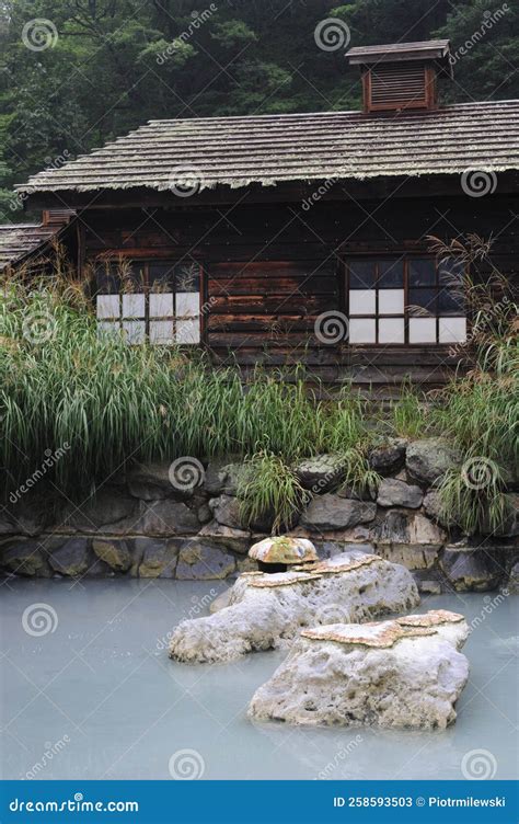 Nyuto Onsen Hot Spring In Green Mountain Valley In Semboku City Akita Prefecture Tohoku Region