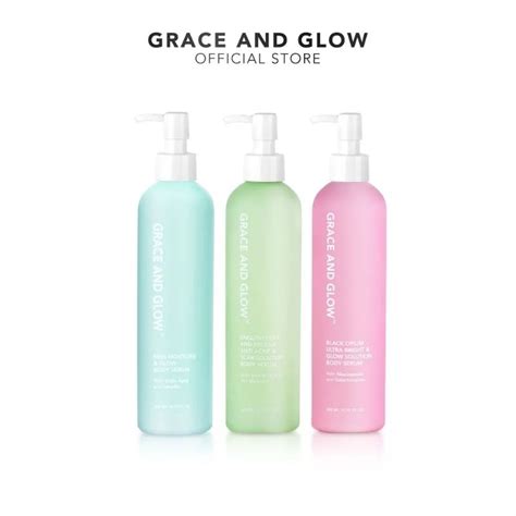 Jual Grace And Glow Body Serum 300ml Shopee Indonesia