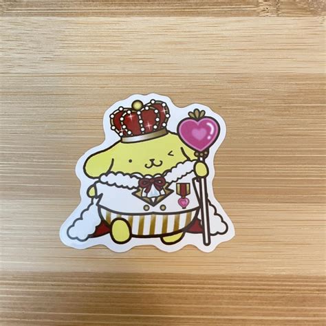 Vinyl King Pompompurin Sticker Freebie ️ ️note No Depop