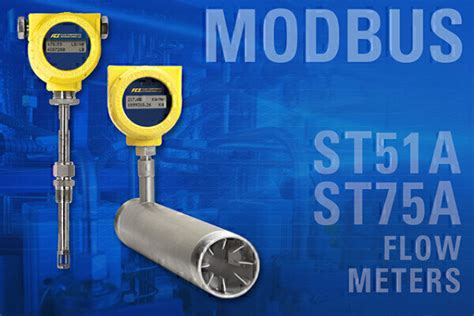 Modbus Now Available On Range Of Compact Thermal Mass Air Gas Flow