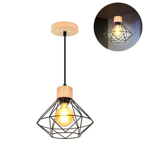 Zaku Lustre Suspension Vintage Industrielle Plafond Abat Jour En M Tal