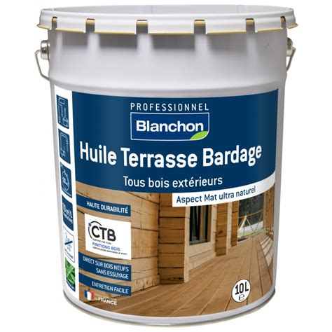 Huile Terrasse Bardage L Bois Naturel Blanchon Manubricole