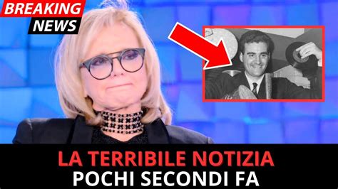 RITA PAVONE LA TERRIBILE NOTIZIA POCHI SECONDI FA TEDDY PURTROPPO