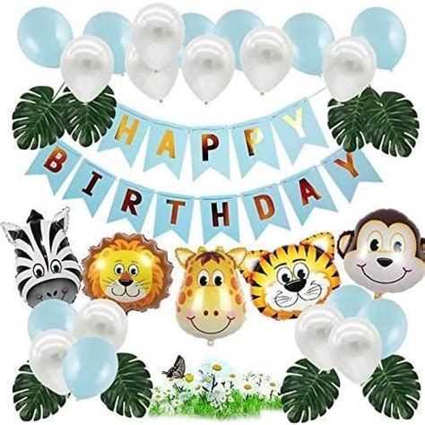 Jungle Forêt Ballons Vert Anniversaire Arche Kit Feuilles Fête