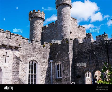 The beautiful castle and Gardens of Bodelwyddan Castle in North Wales Stock Photo - Alamy