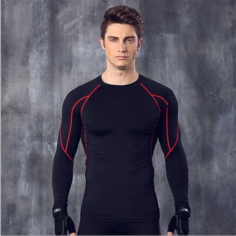 Aliexpress Buy Ma Mens Training Compression Tight Shirt Long