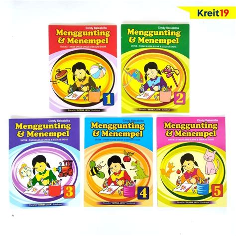 Jual Buku Aktivitas Edukasi Anak Menggunting Dan Menempel Untuk Tk Sd