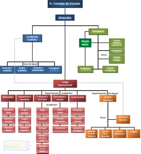 ᐈ Organigrama De Una Escuela Primaria Secundaria Funciones