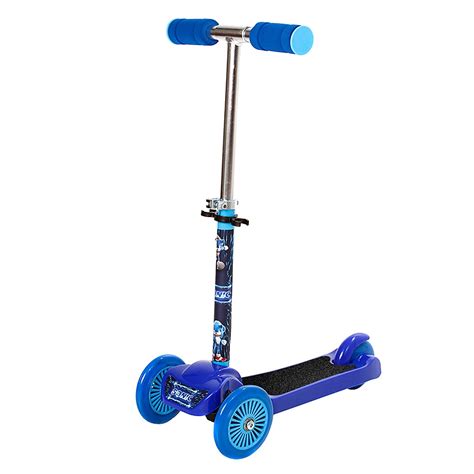 Patinete Para Crian As Scooter Rodas Brinquedo Infantil Menino Azul