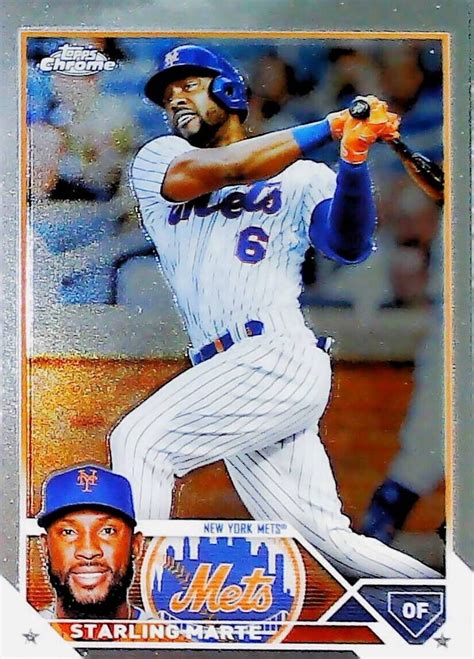 2023 Topps CHROME 19 STARLING MARTE NEW YORK METS FREE SHIP EBay