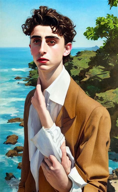 KREA AI Timothee Chalamet The Most Beautiful Androgynous