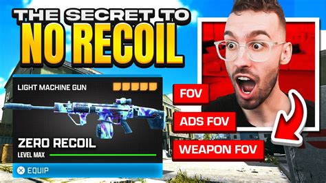 How To Get ZERO RECOIL In Warzone YouTube