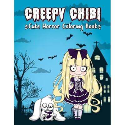 Creepy Chibi Cute Horror Coloring Book Kawaii Ubuy India