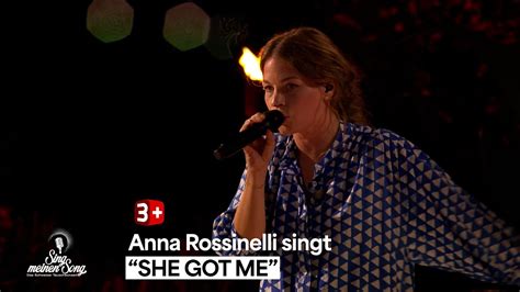 Anna Rossinelli Singt She Got Me Von Luca H Nni I Sing Meinen Song