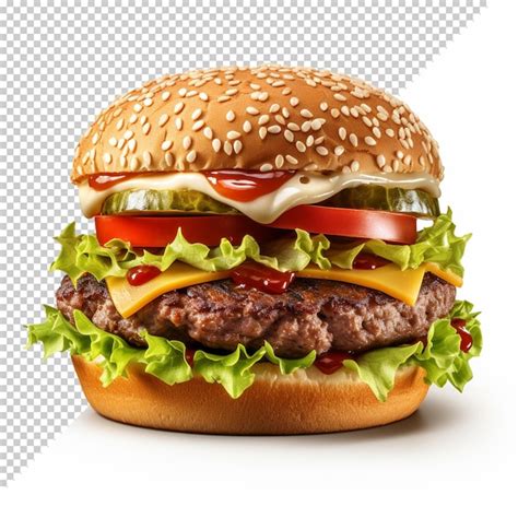 Premium Psd Classic Cheeseburger