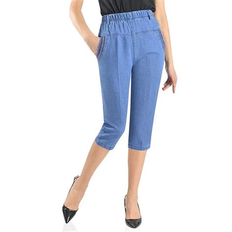 Zomer Vrouwen Mom Jeans Denim Broek Vrouwen Jeans Baggy Hoge Taille