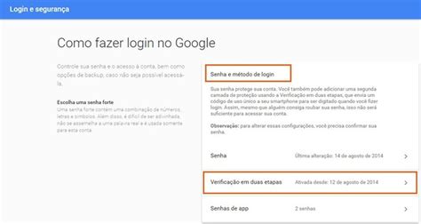 Como Ativar Verificação Em Duas Etapas Do Gmail Com Telefone Alternativo