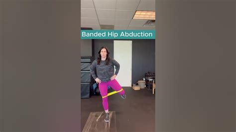 Banded Hip Abduction Youtube