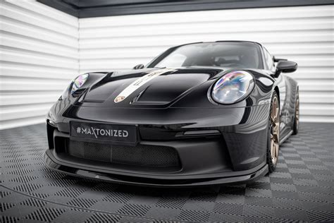 Front Splitter Porsche 911 992 Gt3 Our Offer Porsche 911 992 [2019 ] Gt3 Maxton Design