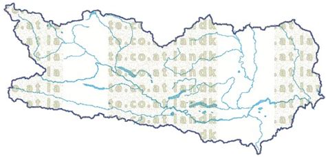 Kaernten Landkarte Gewaesser