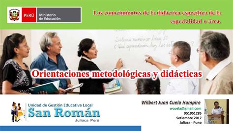 Orientaciones Metodol Gicas Y Did Cticas Ppt Descargar