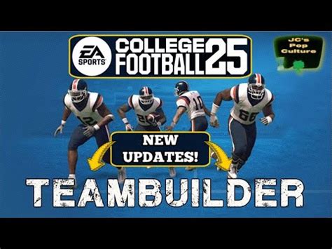 Cfb The Next Deep Dive Teambuilder Updates Ea Sports College