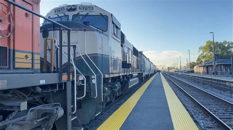 Bnsf Trails On I Through Franklin Park Youtube