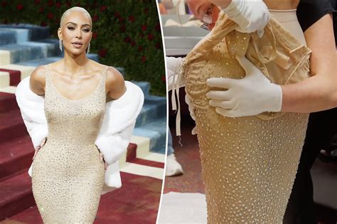 Kim Kardashian Is A Shapeshifter After Wearing Marilyn Monroe Dress