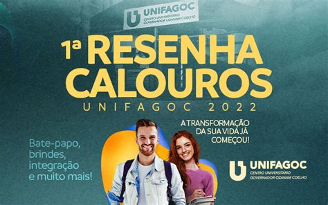 Not Cias Resenha Calouros Unifagoc Promove Evento De Boas Vindas