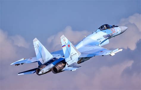 Wallpaper The Sky Flight Su 35 Su 35 Videoconferencing Russia