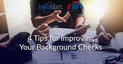 Improving Background Checks 4 Tips From Infomart