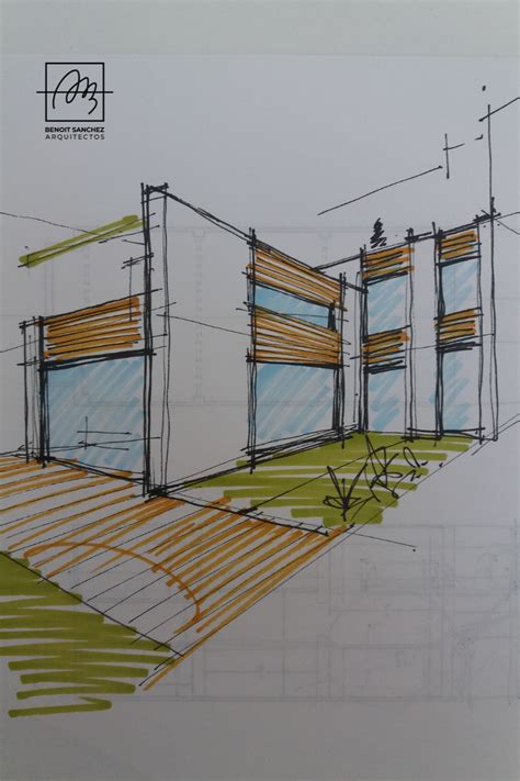 Sketch Arquitectura Benoit S Nchez Arquitectos En Bocetos