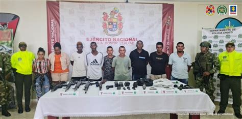 Cinco Presuntos Integrantes Del Clan Del Golfo Fueron Capturados En